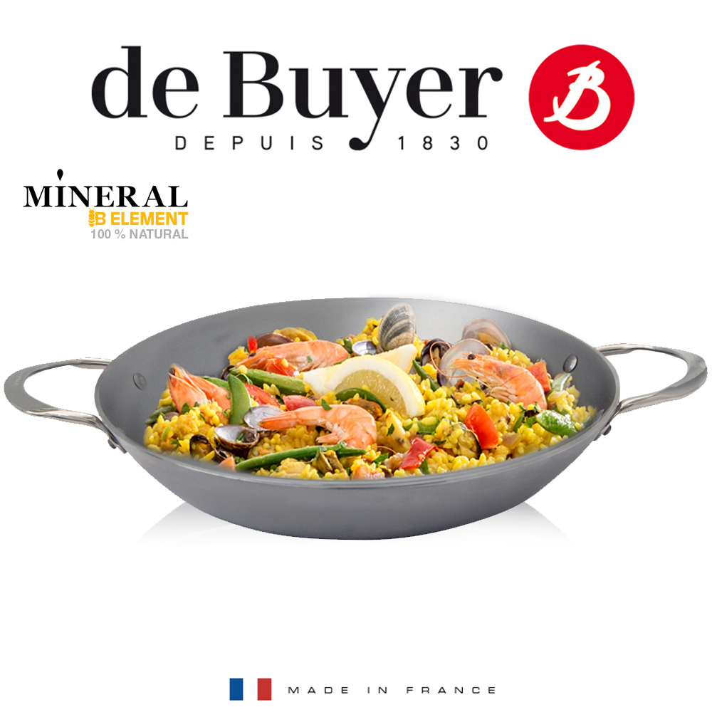 Sartén para paella 32 cm mineral B - De Buyer