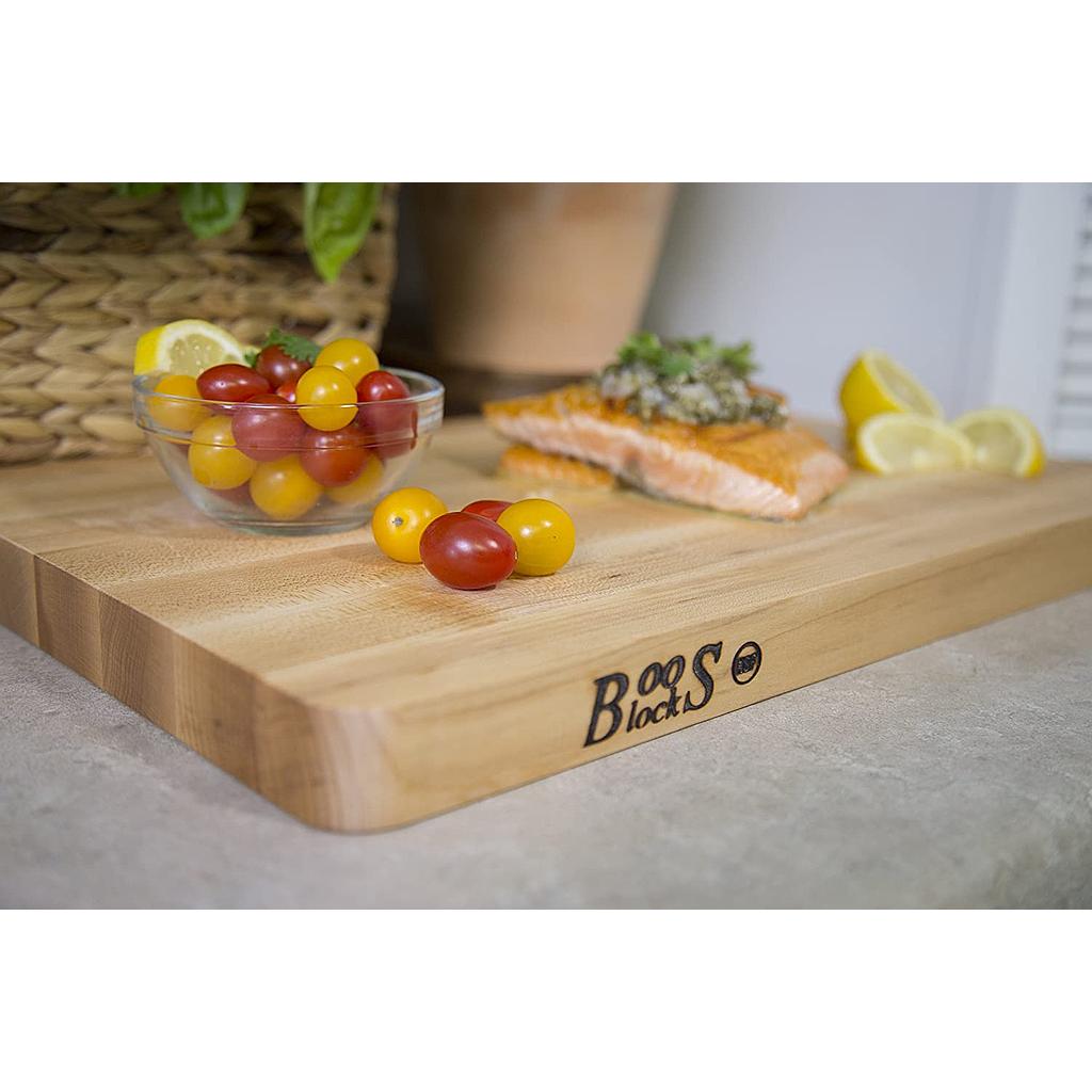 Tabla de corte con bordes redondeados de 16" x 10" x 1" - John Boos