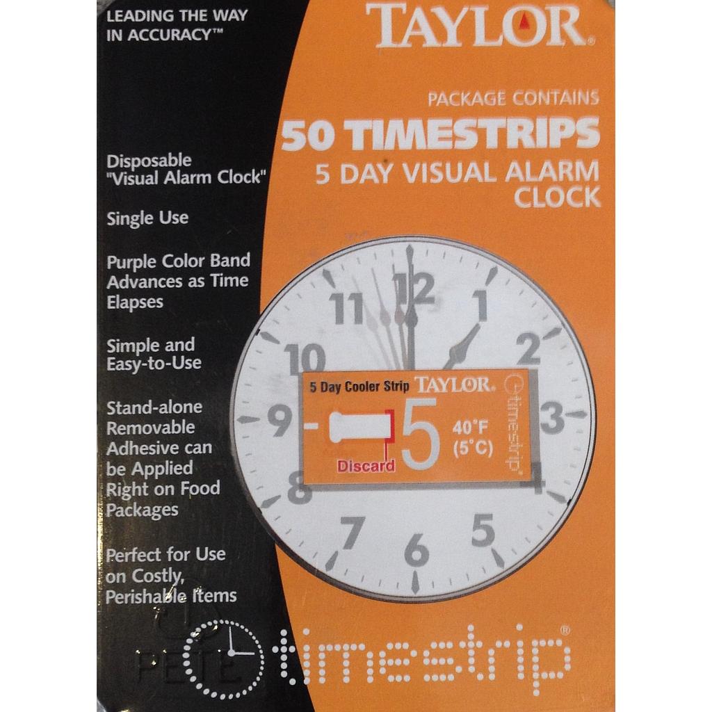 Tiras Desechables de Temporizador/Temperatura 5d  - Taylor Precision