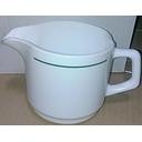 [56035-10-O] Jarra de Café de Vidrio Templado Restaurante, 8.5 cm - Arcoroc Franja Verde