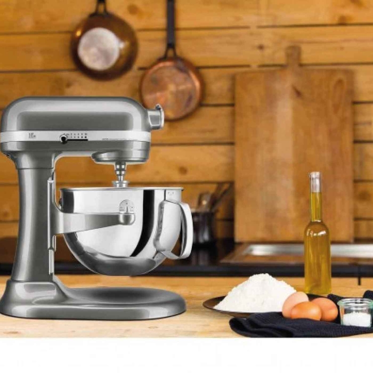 Batidora profesional de 5.7 litros plateada - KitchenAid