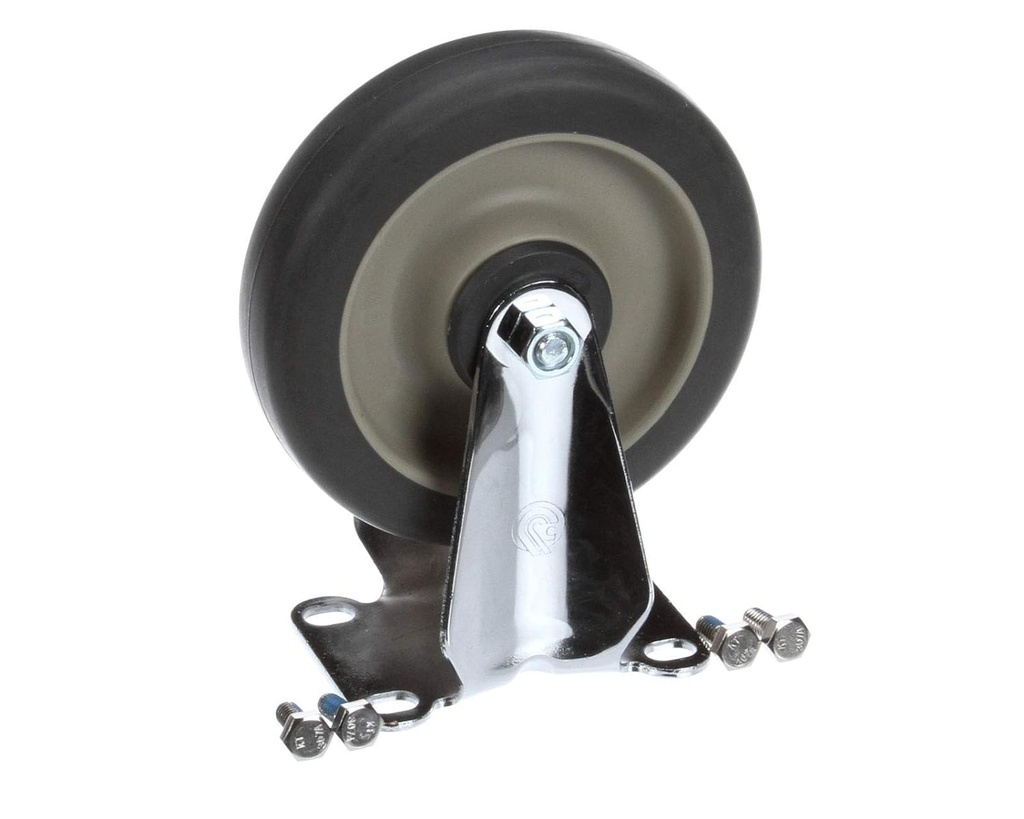 Caster 5" rigid no brake plate - Cambro