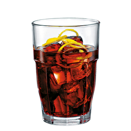Vaso largo Rock Bar 12 1/2 oz | 370 ml - Alt 12cm Dim 8,3 cm Tipo de Vidrio Vidrio Templado - Bormioli Rocco
