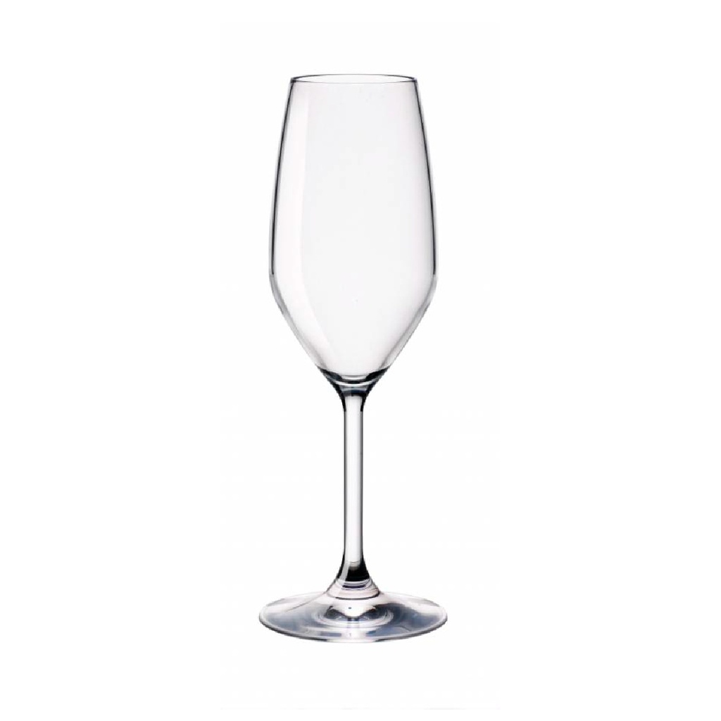 Copa Restaurant flauta 8 oz | 240 ml - Alt 21,5cm Dim 7,5 cm Tipo de Vidrio Star Glass - Bormioli Rocco