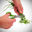 Tijeras para hierbas de 5 hojas en acero inoxidable (Outlet) - Matfer