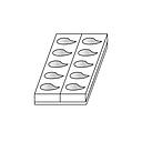 [MONOPA009] Molde monoporcion coma - Martellato