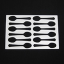 [PM SPOON] Plantilla forma cuchara 12 orificios - Martellato
