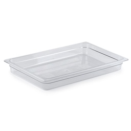 [12CW135] Recipiente full policarbonato 8.5lts. transparente 6.5 cm profundidad - Cambro