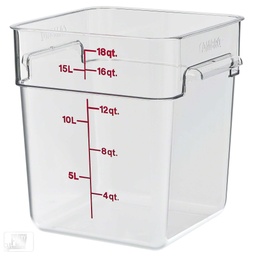 [18SFSCW135] Recipiente cuadrado 17.2lts. policarbonato - Cambro