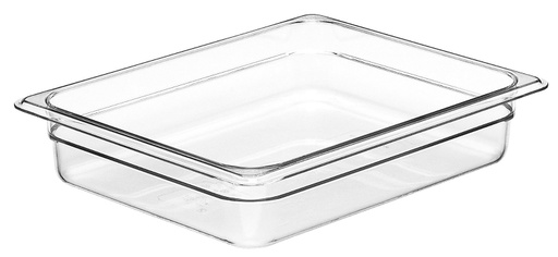[22CW135] Azafate policarbonato transparente GN 1/2, capacidad 3.9 lt - Cambro