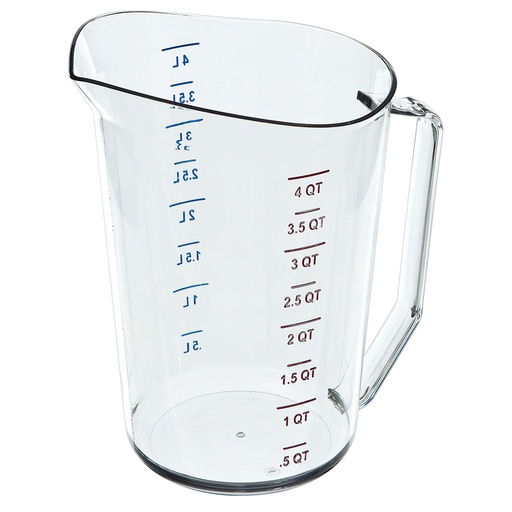 [400MCCW135] Jarra medidora 4lts. policarbonato transparente - Cambro