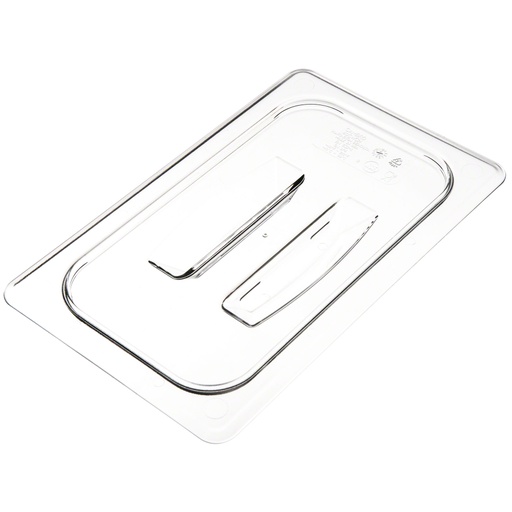 [40CWCH135] Tapa asa azafate de ¼ policarbonato transparente - Cambro China