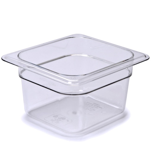 [64CW135] Recipiente 1/6 policarbonato 1.5 lts transparente - Cambro