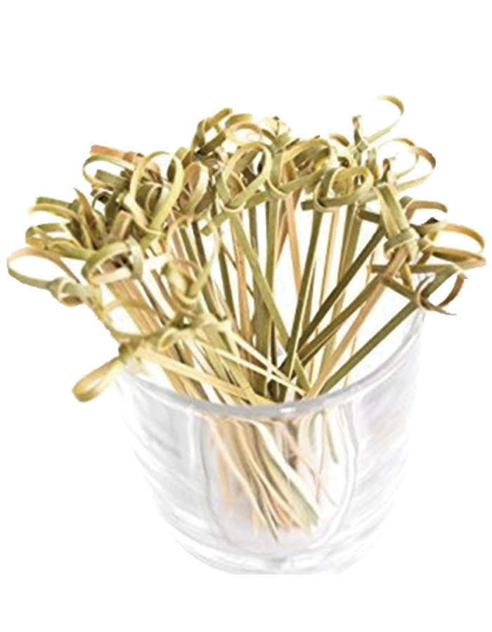 [51707CP/CS] Palillos 7&quot; de bambú con nudo paquete x 50 unidades - Town Food
