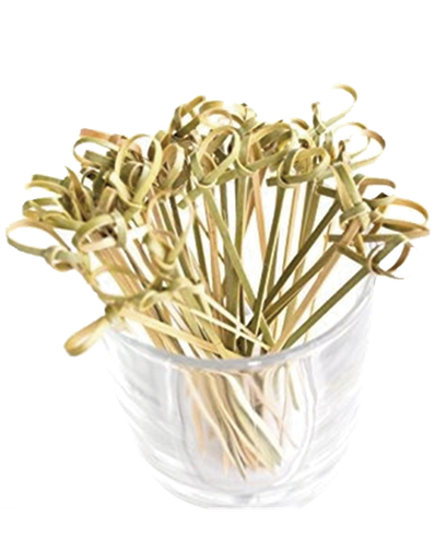 [51707CP/CS] Palillos 7" de bambú con nudo paquete x 50 unidades - Town Food