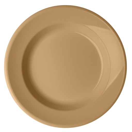 [90SPCW133] Plato hondo redondo 22.9 x 4cm policarbonato beige - Cambro