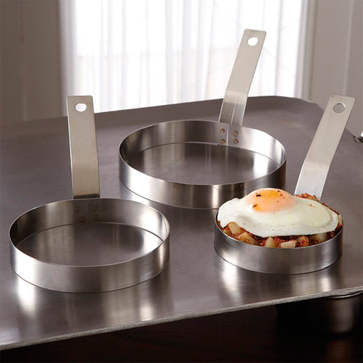 [ER387] Aro Molde para Huevos acero Inoxidable, 4" - American Metalcraft