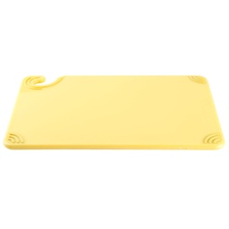 [CBG121812YL] Tabla amarilla corte con antideslizante 12&quot; x 18&quot; x 1/2&quot; - San Jamar