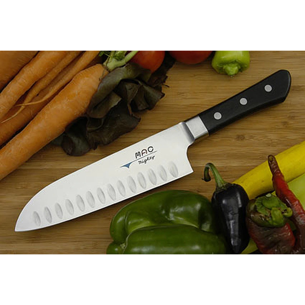 [MSK-65] Cuchillo Santoku 17 cm - Dimples professional - Mac