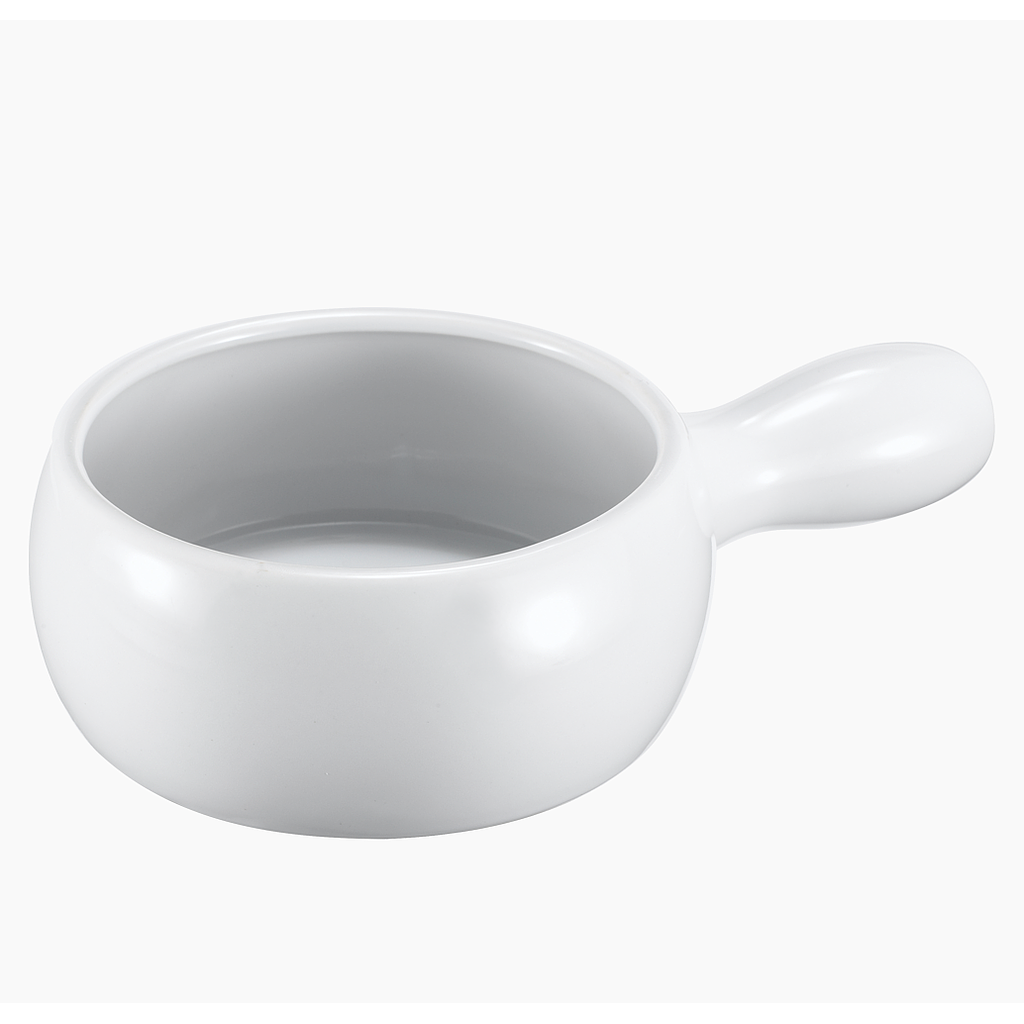 [744053W] Bowl cebolla porcelana con asa 18 oz - Browne