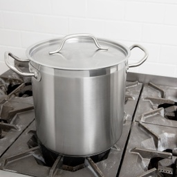 [3503] Olla con tapa 10 lts optio en acero inoxidable - Vollrath