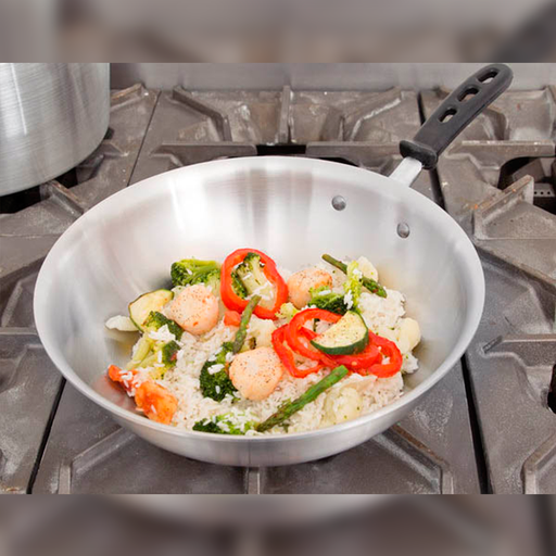 [77750-O] Sartén estilo oriental 11" de inducción con mango silicona para trabajo pesado (Outlet) - Vollrath