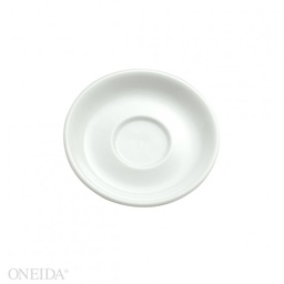 [F8010000505] Plato taza espresso porcelana 10.8 cm blanco brillante  - Oneida