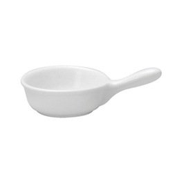 [F8010000660M-O] Mini Sartén porcelana 29ml - 10.6cm blanco brillante  - Oneida