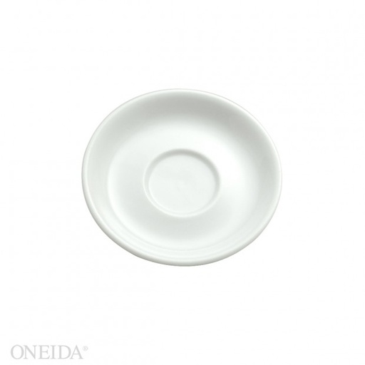[F8010000500-O] Plato para taza porcelana 14.3 cm blanco brillante (Outlet) - Oneida