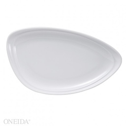 [R4700000347] Plato triangular porcelana fina 25 cm mood  - Oneida