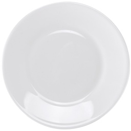 [22506] Plato Redondo Blanco de Vidrio Templado Restaurante, 15.5 cm - Arcoroc