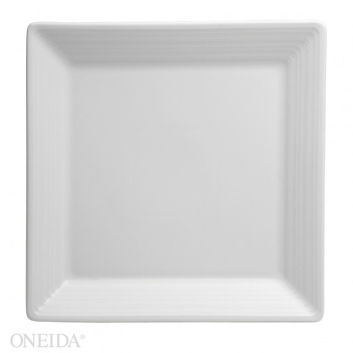 [R4570000147S-O] Plato cuadrado porcelana fina 25cm botticelli (Outlet) - Oneida