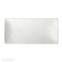 [F8010000859] Plato rectangular sushi porcelana 27.5 x 13.3cm blanco brillante  - Oneida