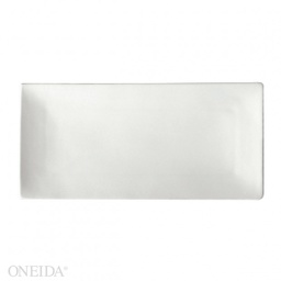 [F8010000859-O] Plato rectangular sushi porcelana 27.5 x 13.3cm blanco brillante  - Oneida