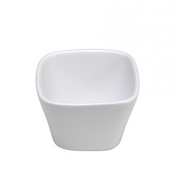 [F8010000704S-O] Mini Bowl Cuadrado de Porcelana Fina Blanco Brillante 8.89 cm 11.8 onz (Outlet) - Oneida