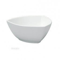[F8010000767-O] Taza triangular porcelana 1.5 lt - 20cm Blanco brillante  - Oneida