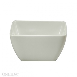 [R4020000745S-O] Tazón cuadrado porcelana fina 18.8 cm fusión  - Oneida