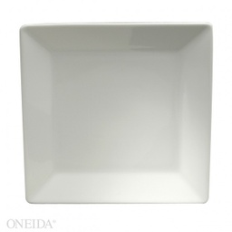 [R4020000147S-O] Plato Cuadrado de Porcelana Fina, 24.7 cm  Fusión - Oneida