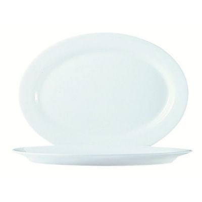 [67107] Plato ovalado 32 x 23 cm restaurante templado - Arcoroc