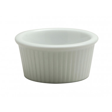[R-417-0000-612-O] Ramekin acanalado blanco 81ml  - Oneida
