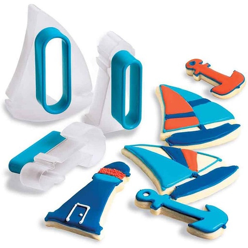 [74713103] Juego de cortadores para galletas en forma de Velero - Cuisipro