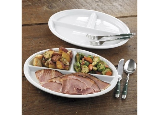 [57976-O] Plato 3 Compartimentos 25.4 cm Restaurant (Outlet) - Arcoroc