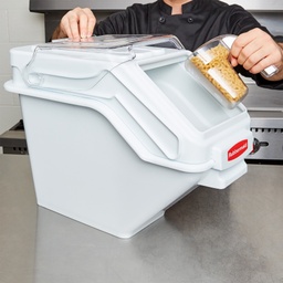 [FG9G5700WHT] Recipiente ProSave de almacenamiento de ingredientes de estante blanco - Rubbermaid Local