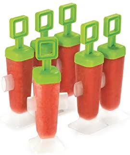 [837445-O] Set de 6 moldes para helado de ajuste a presión figura cuadrada (Outlet) - Cuisipro