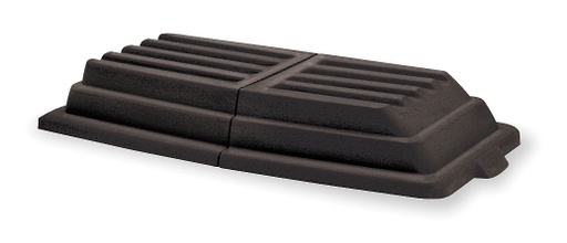 [FG102800BLA-O] Tapa negra abovedada para contenedores (Outlet) - Rubbermaid Importados