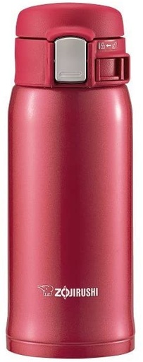 [SM-SA36RW] Termo de 12 oz aislado al vacío, color rojo claro - Zojirushi