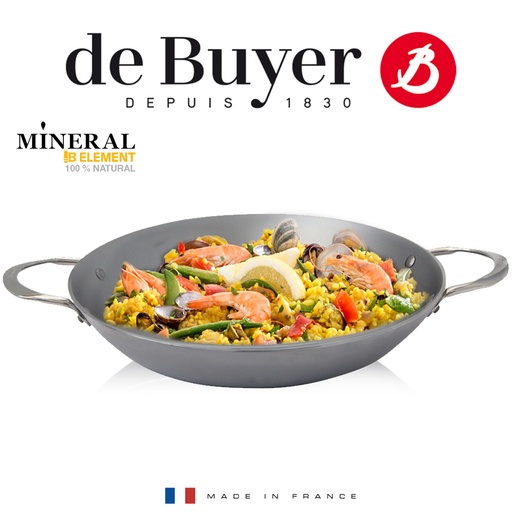 [5652.32] Sartén para paella 32 cm mineral B - De Buyer