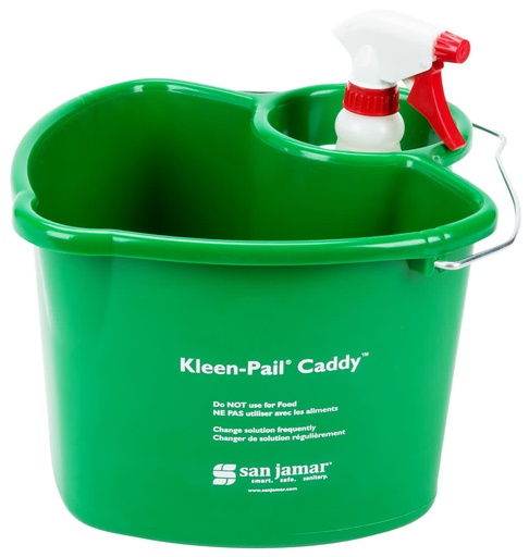 [KP500] Sistema de limpieza: balde y botella atomizadora - San Jamar