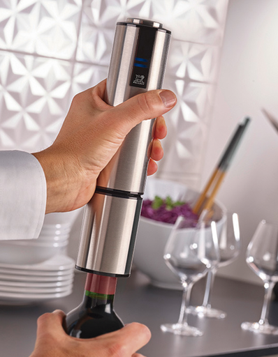 [200169] Descorchador eléctrico elis en acero inoxidable  - Peugeot