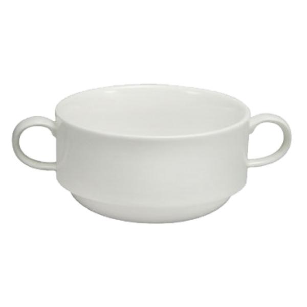 [W6030000702-O] Tazón consome cromwell con asas 280ml - 15cm  - Oneida